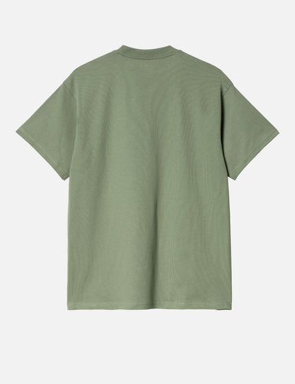Icons T-Shirt (Lockere Passform) – Parkgrün/Schwarz