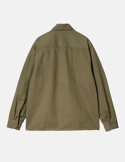 Rainer Overshirt – Dundee Green Garment Dyed