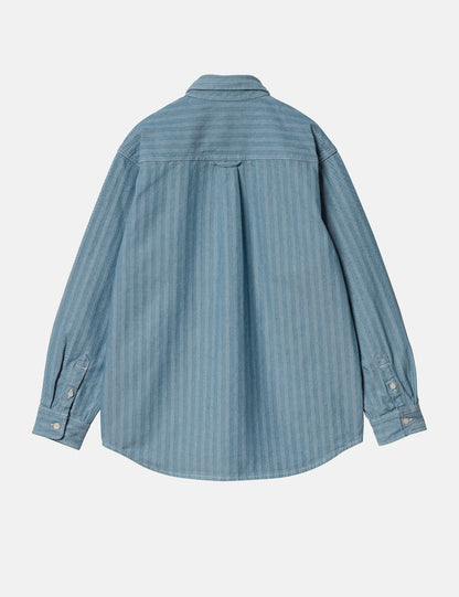 Menard Overshirt – Blue Rinsed