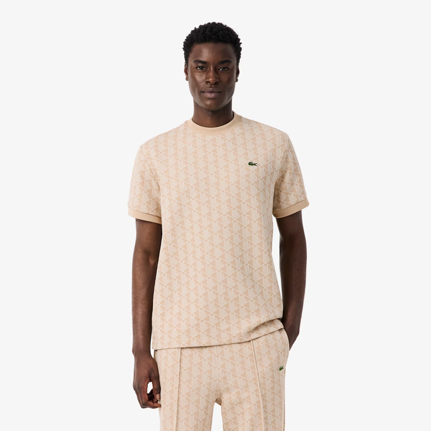 Monogramm-Jacquard-T-Shirt