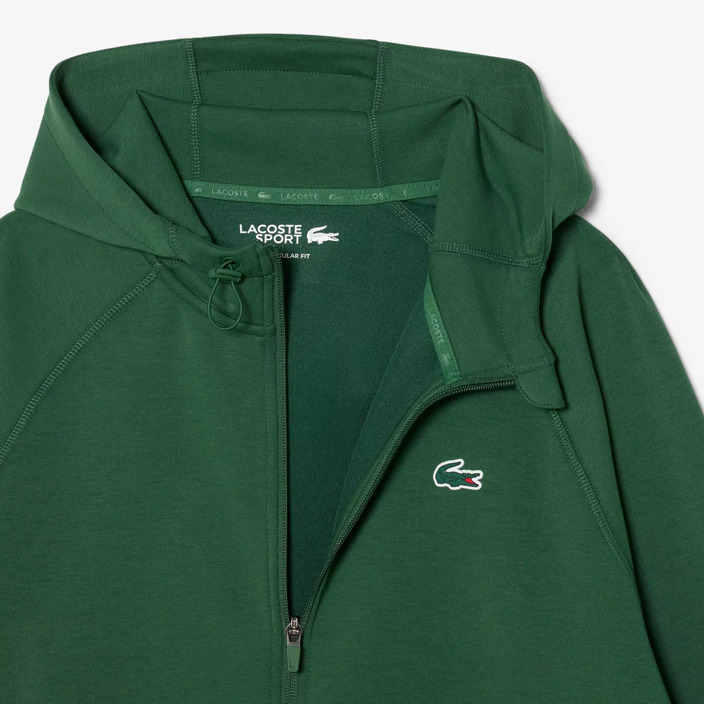 Sport-Stretch-Kapuzenjacke mit Reißverschluss