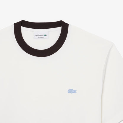 T-Shirt aus Baumwolle im Colour-Block-Design und klassischer Passform