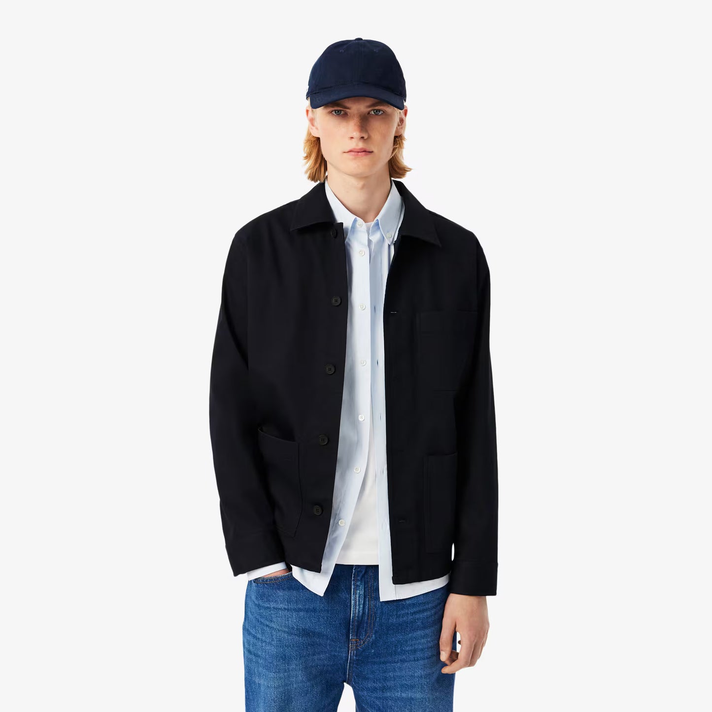 Overshirt-Jacke aus Baumwolle