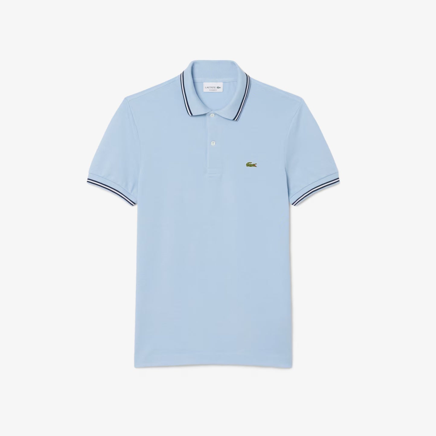 Regular Fit Poloshirt L.12.12 mit Zierleisten-Akzent