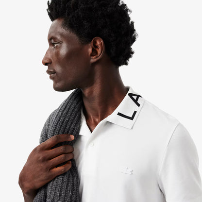Slim Fit Jacquard Poloshirt mit Logo