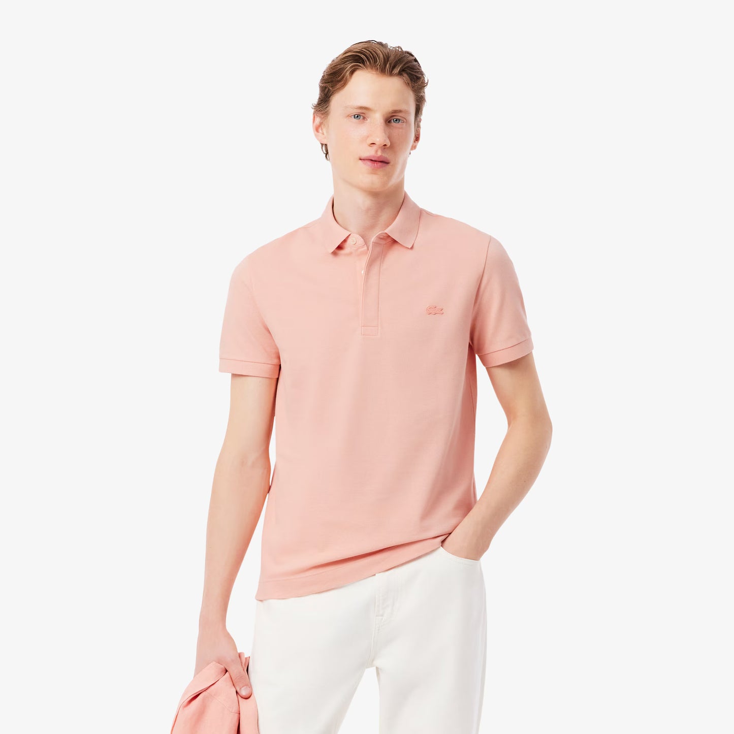 Regular Fit Paris Stretch-Piqué-Polohemd
