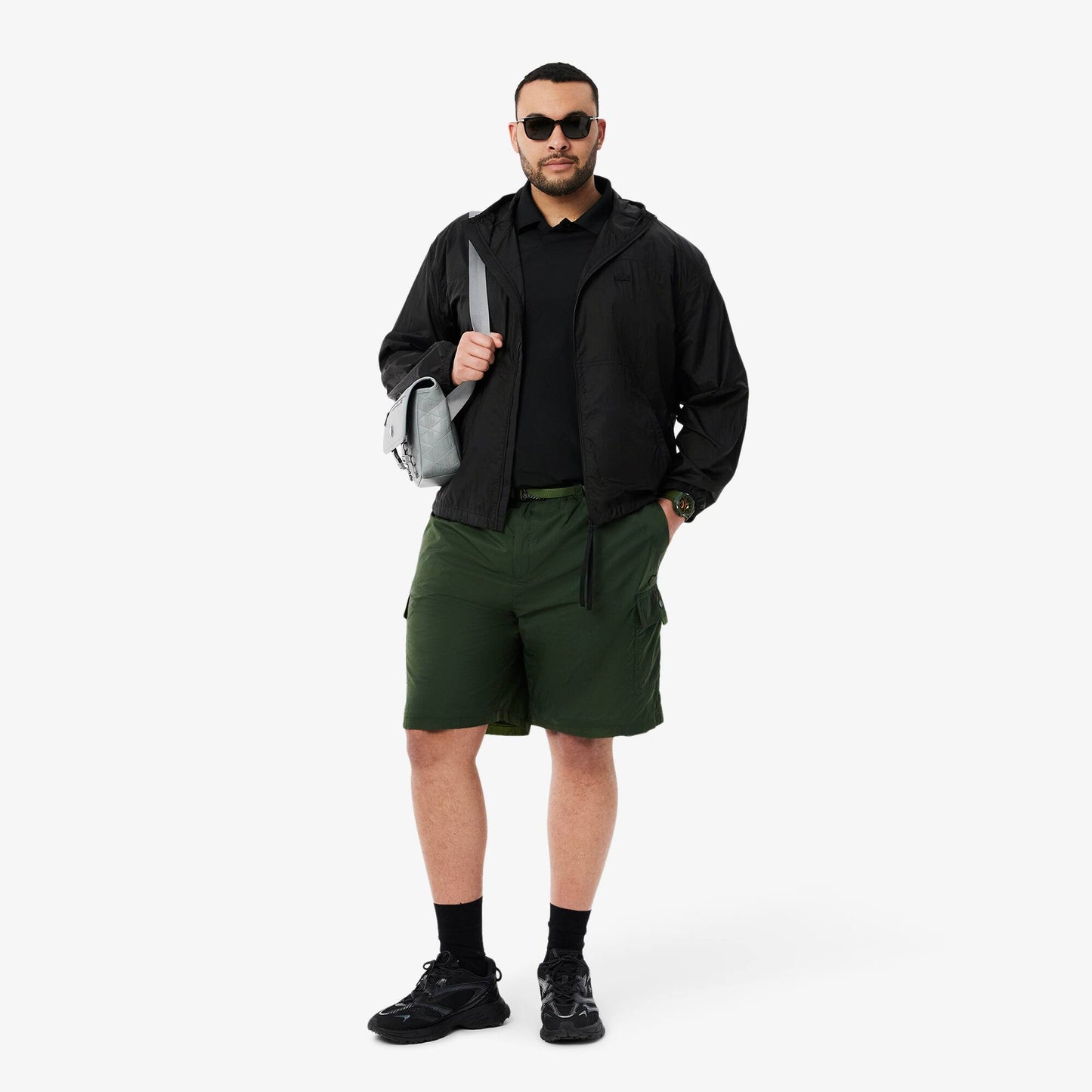 Wasserabweisende verstaubare Nylonjacke