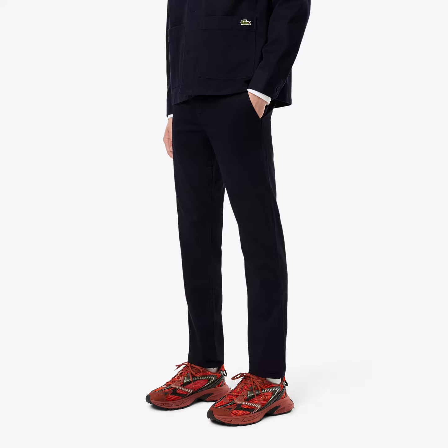 Slim Fit Stretch-Baumwoll-Chino-Hose