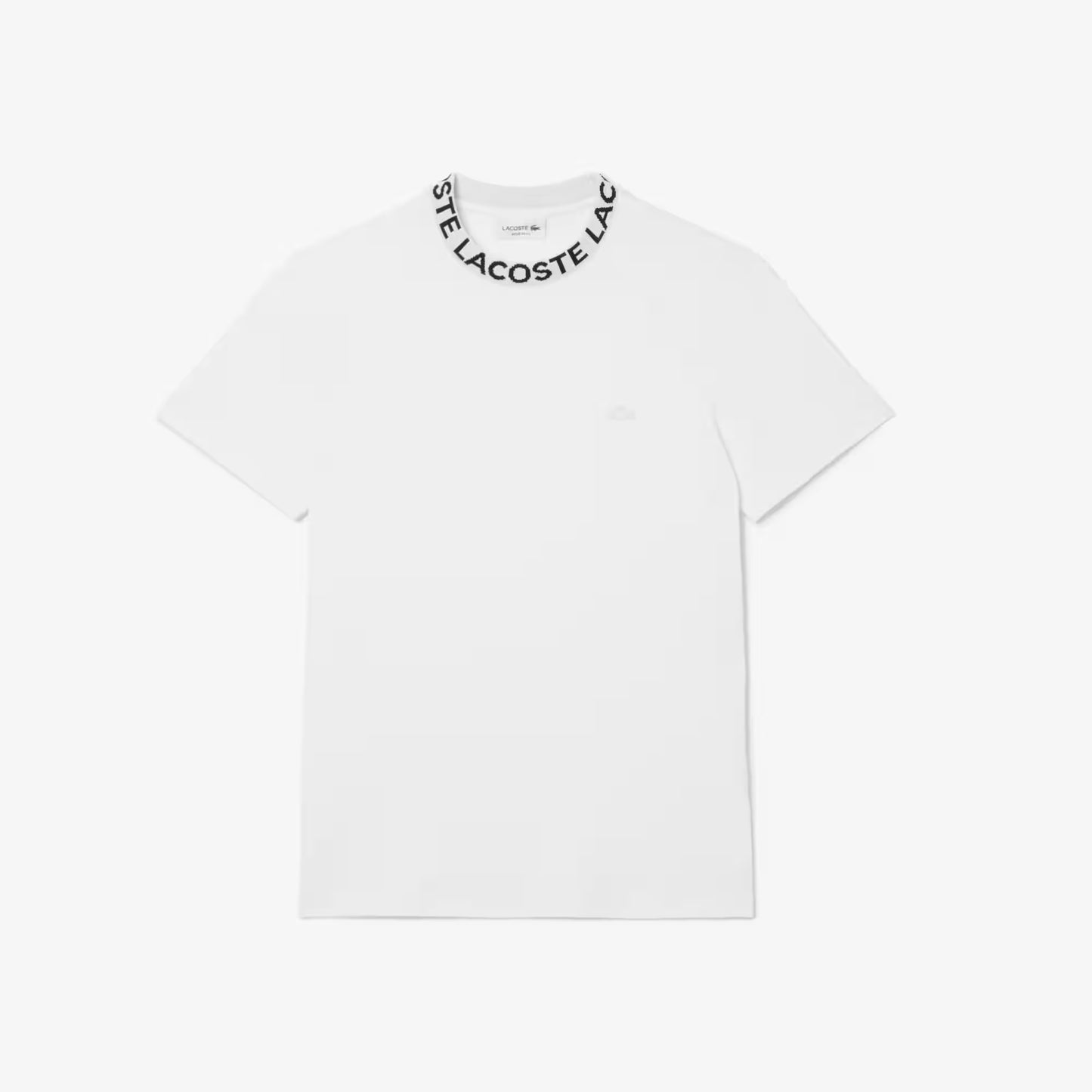 T-Shirt aus Jacquard-Piqué mit Markenlogo