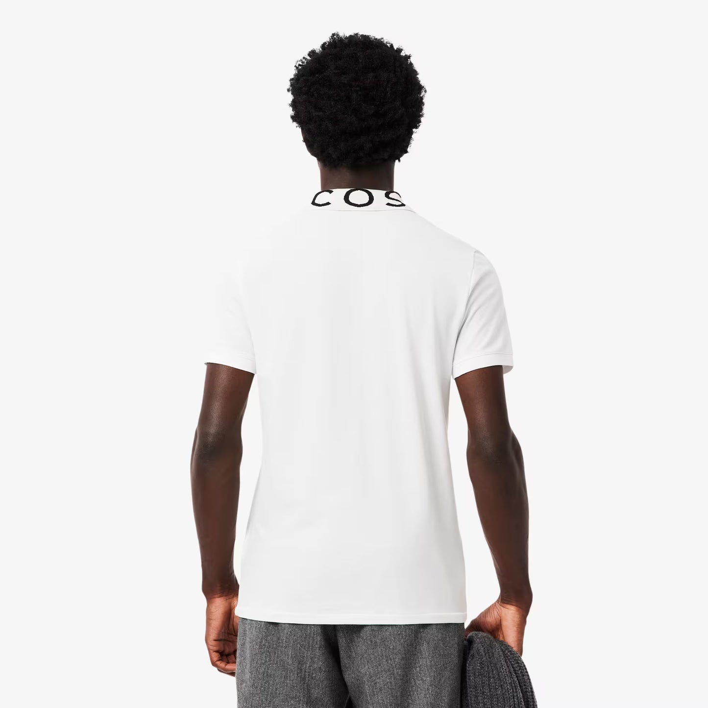 Slim Fit Jacquard Poloshirt mit Logo