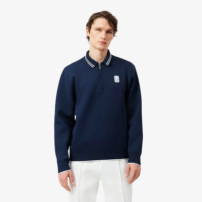 Tennis Heritage Polokragen-Sweatshirt mit Reißverschluss