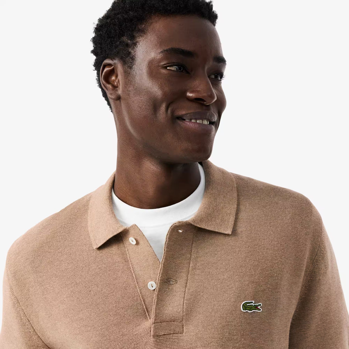 Klassisches Strick-Poloshirt