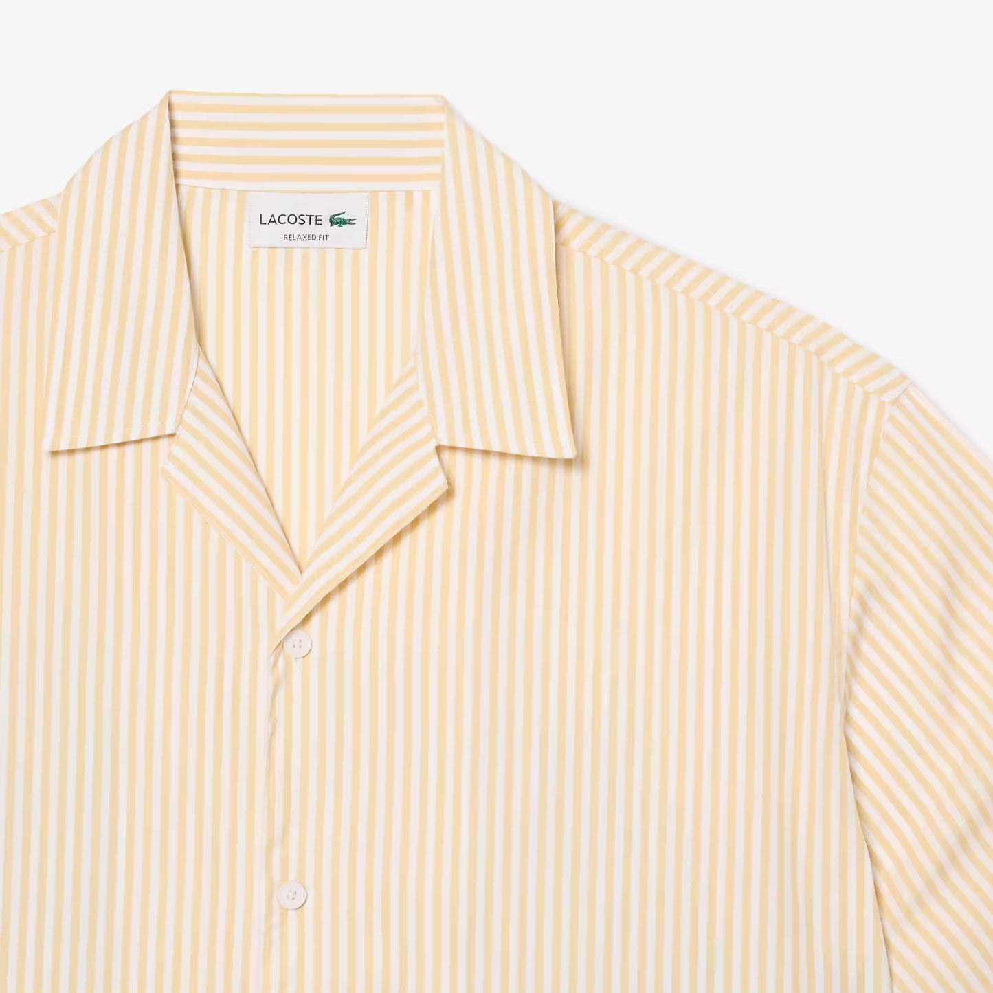 Relaxed Fit Gestreiftes Krokodil-Hemd
