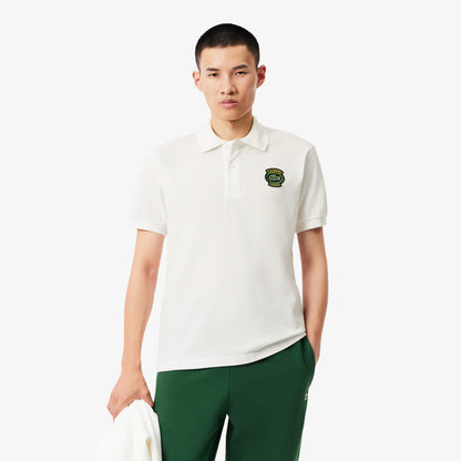 Klassisches Poloshirt mit Abzeichen aus Petit Piqué