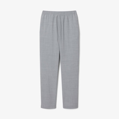 Regular Fit Chinohose aus Wollflanell