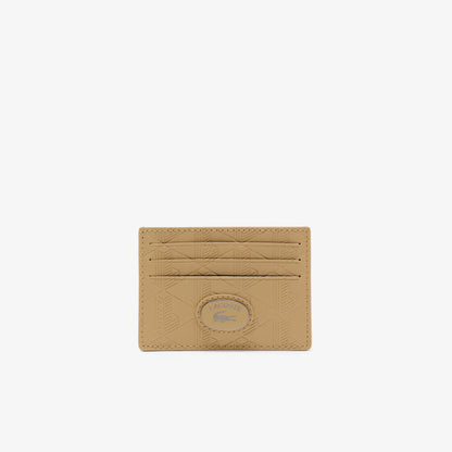 Kartenetui aus Leder mit Monogramm