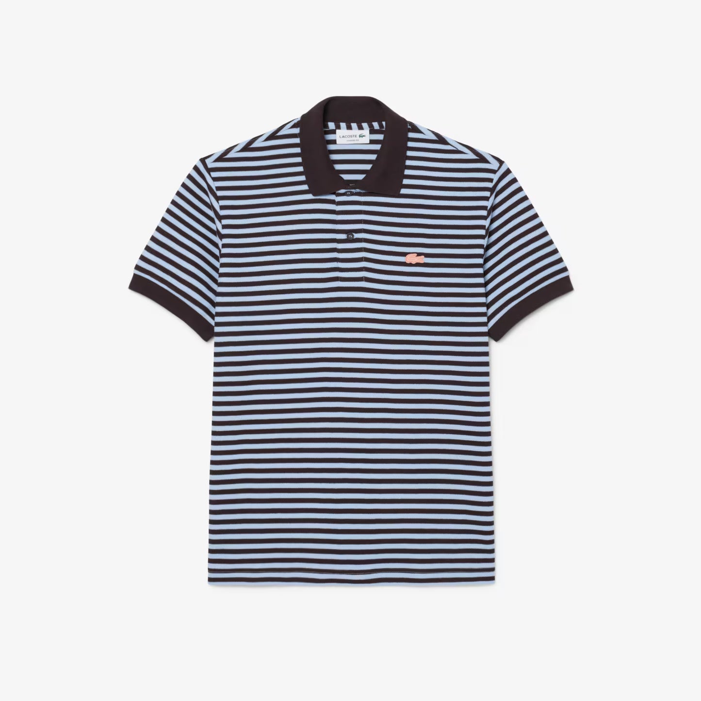 Klassisches Poloshirt mit Strukturstreifen