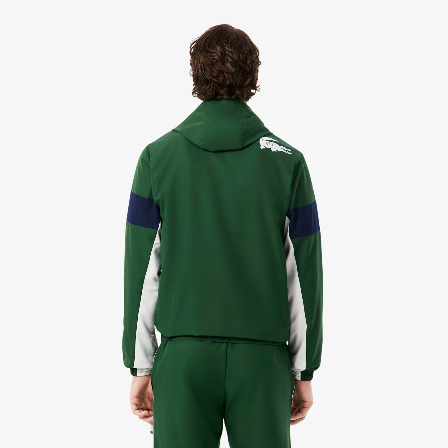 Sport-Farbblock-Trainingsjacke