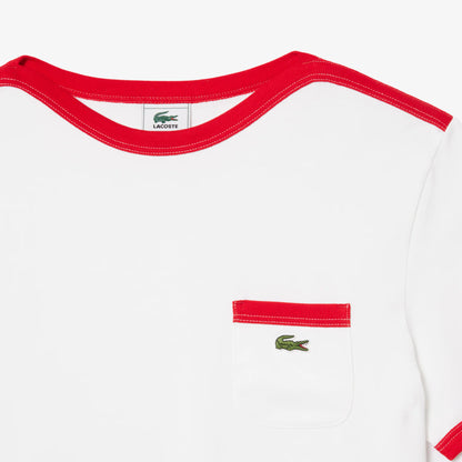 Archiv-Neuauflage T-Shirt aus Baumwolle mit Taschendetail