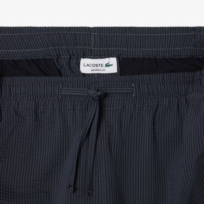 Baumwoll-Seersucker-Shorts