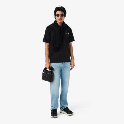 Besticktes Baumwoll-T-Shirt