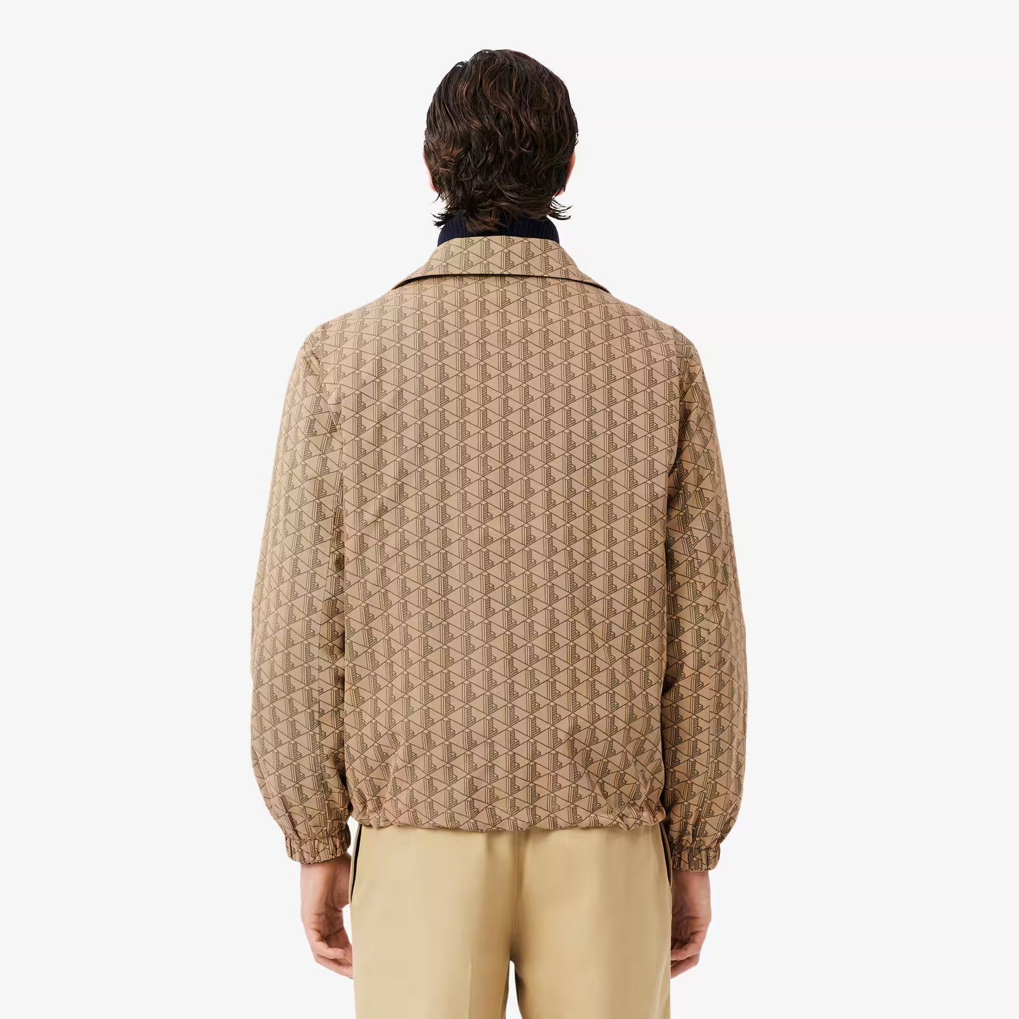 Wendbare Monogramm-Jacke aus zwei Materialien