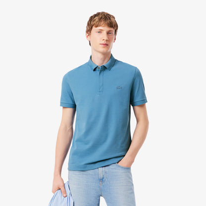 Regular Fit Paris Stretch-Piqué-Polohemd