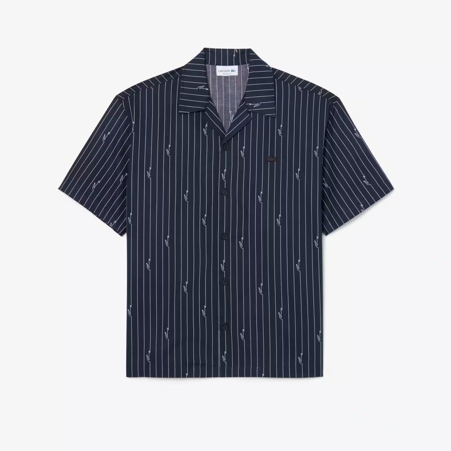 Hemd aus Twill mit Print im Relaxed Fit