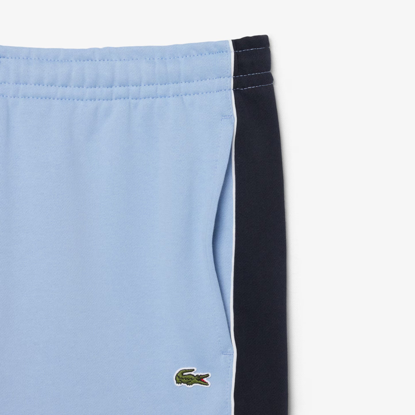 Regular Fit Fleece-Shorts mit Farbblockdesign