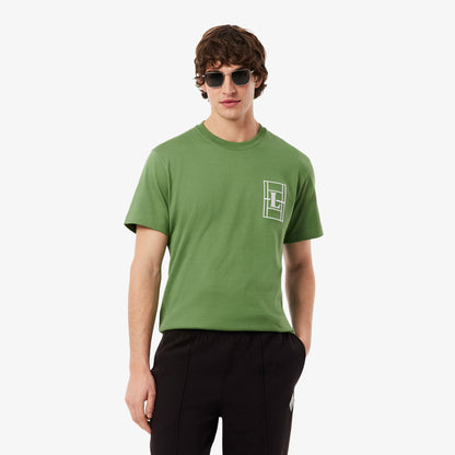 Besticktes Heavy-Jersey-T-Shirt