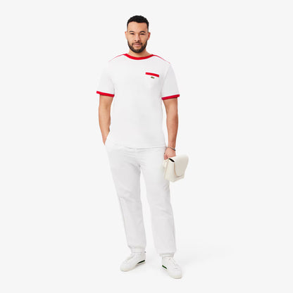 Archiv-Neuauflage T-Shirt aus Baumwolle mit Taschendetail