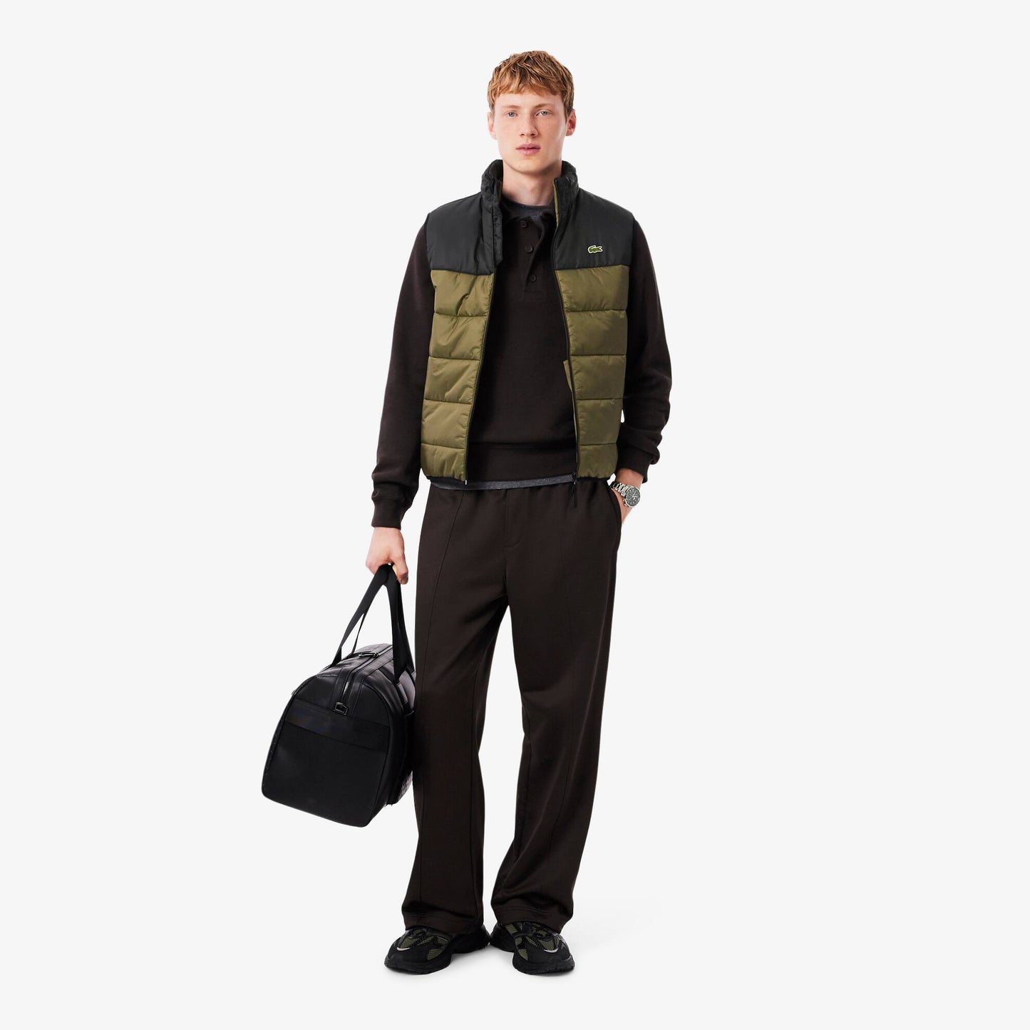 Ärmellose, wasserabweisende Jacke