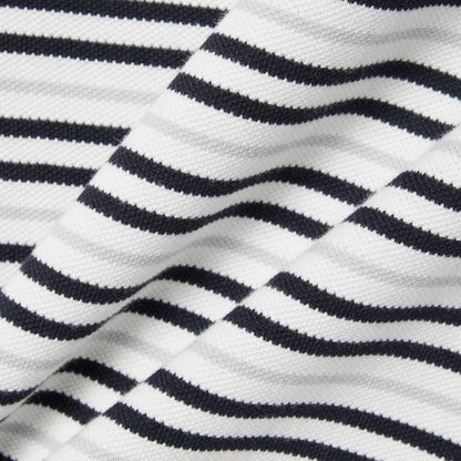 Klassisches gestreiftes Petit Piqué Poloshirt