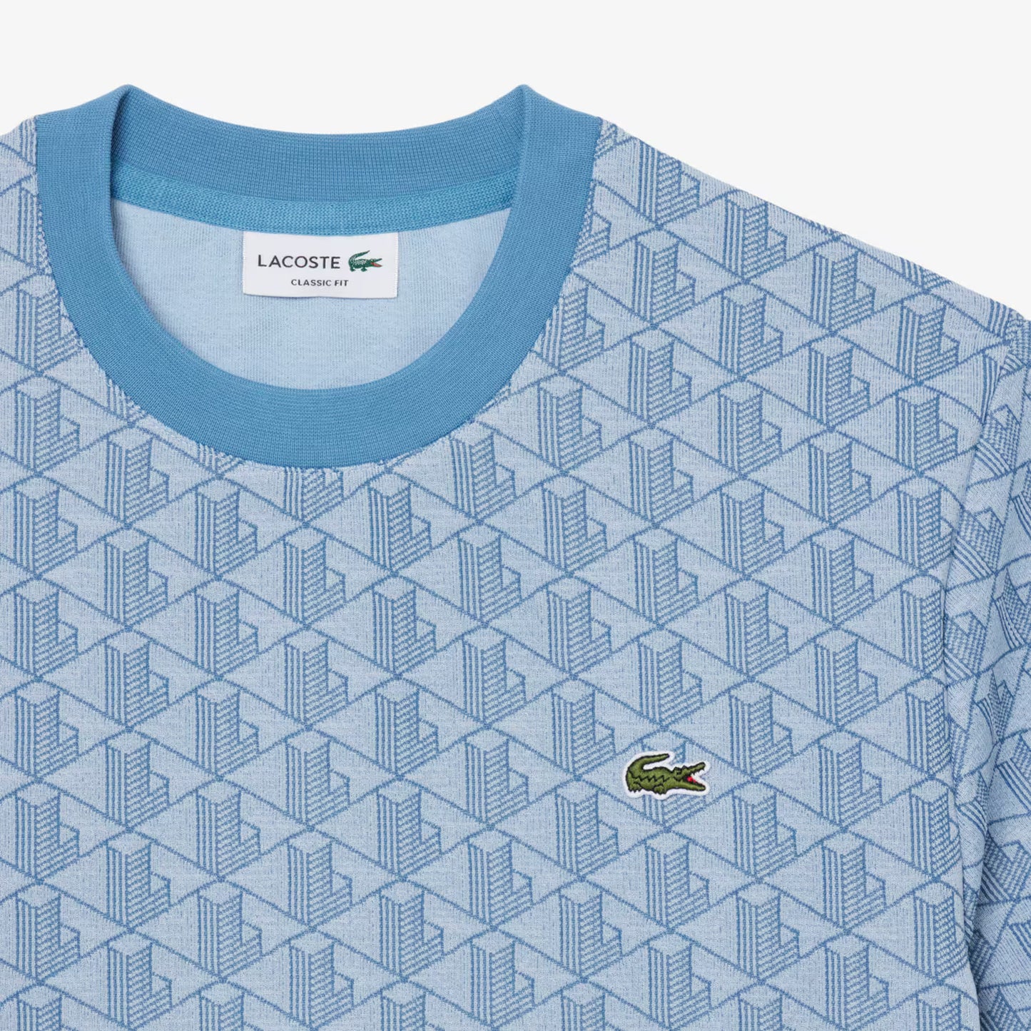 Monogramm-Jacquard-T-Shirt
