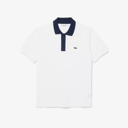 Klassisches Poloshirt L.12.12 mit Kontrastkragen