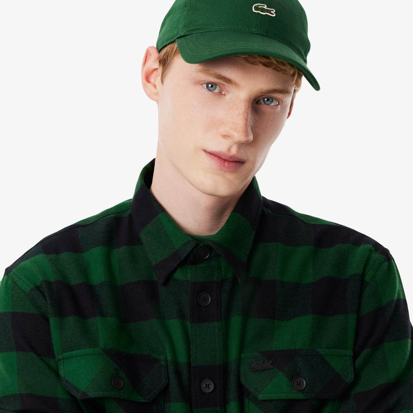 Oversized Cotton Plaid Overshirt