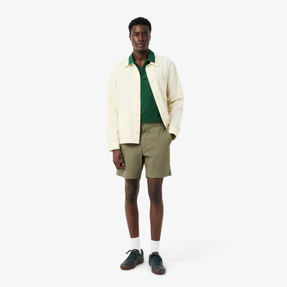 Regular Fit Stretch-Baumwoll-Shorts