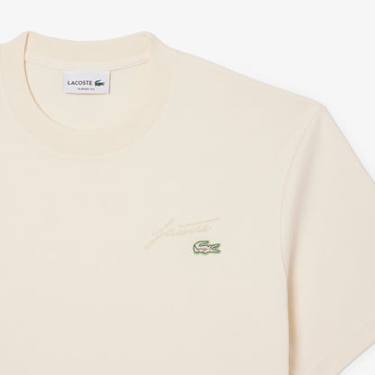 Heavy Jersey Embroidered Signature T-shirt