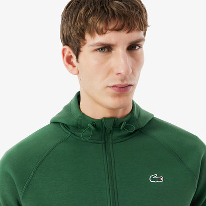 Sport-Stretch-Kapuzenjacke mit Reißverschluss