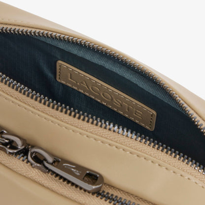 Leder-Monogramm-Satchel