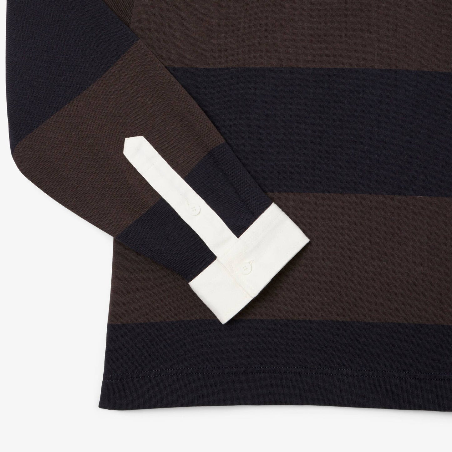 Relaxed Fit Striped Rugby Polo Shirt