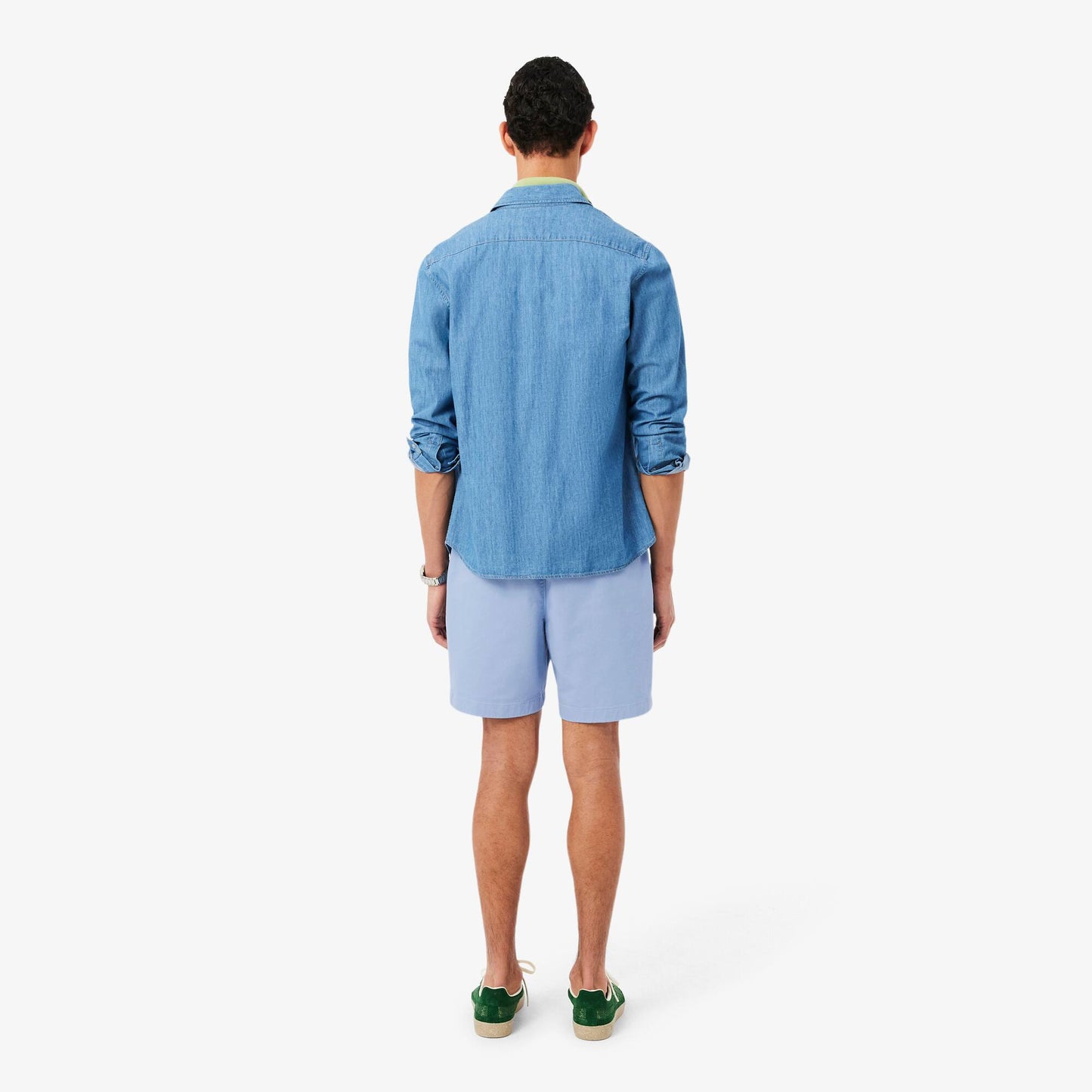 Regular Fit Stretch-Baumwoll-Shorts