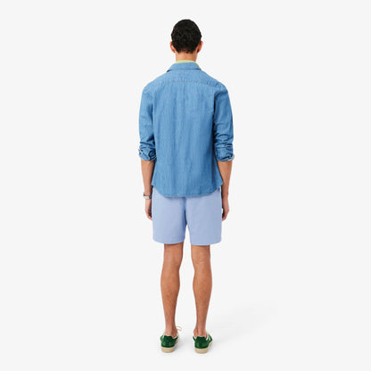 Regular Fit Stretch-Baumwoll-Shorts