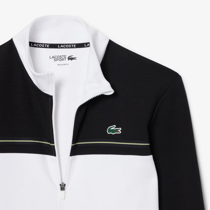 Sportliches Sweatshirt mit Reißverschluss und Color-Blocking