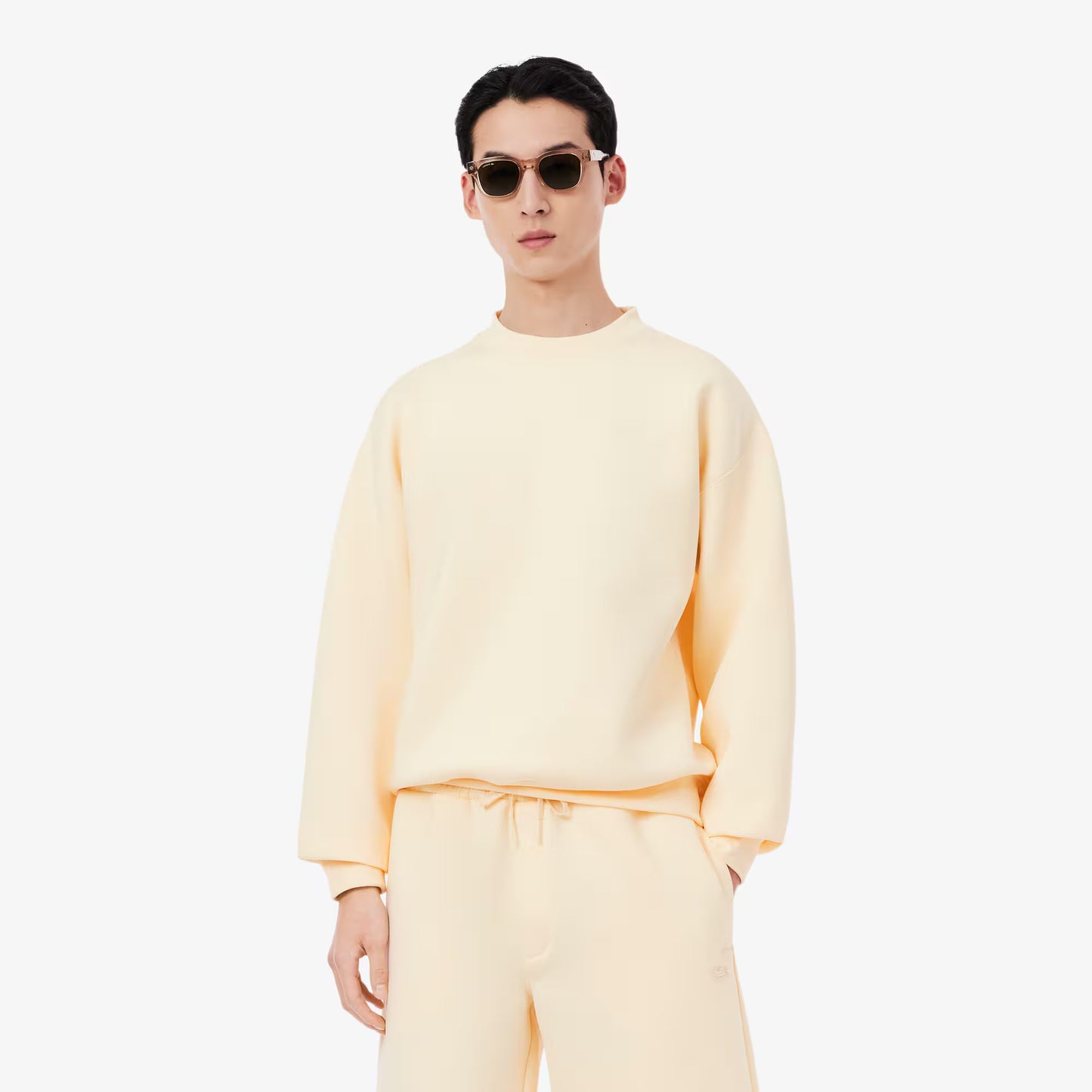 Weit geschnittenes besticktes Sweatshirt