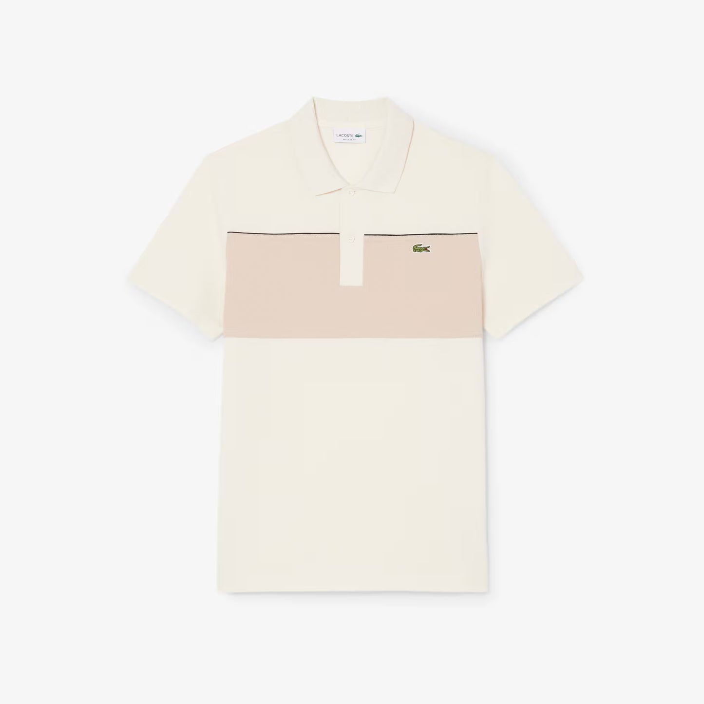 Regular Fit Poloshirt aus Piqué mit Farbblockdesign