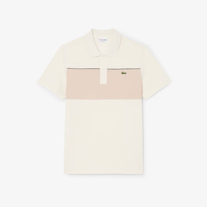 Regular Fit Poloshirt aus Piqué mit Farbblockdesign