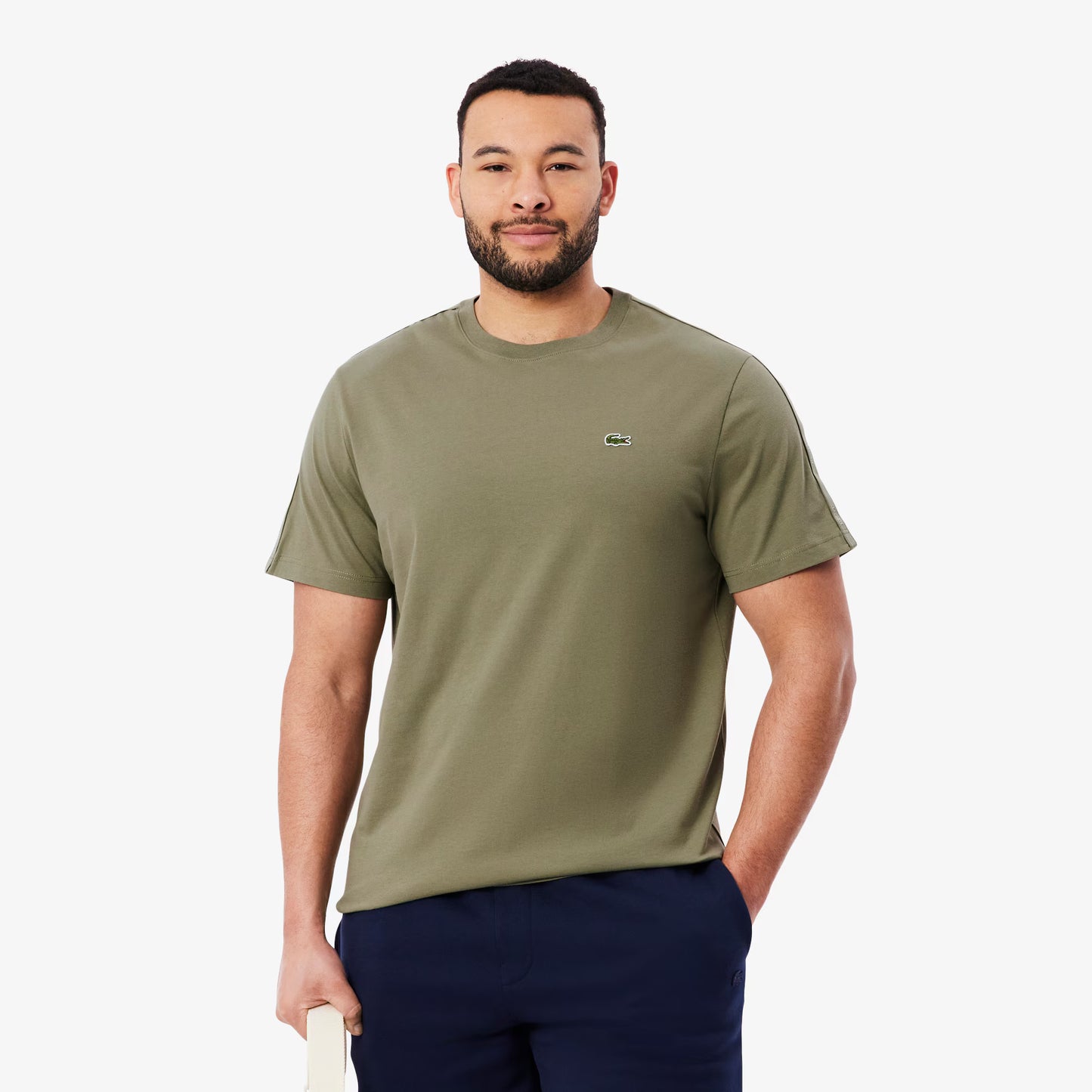 T-Shirt mit Markenstreifen