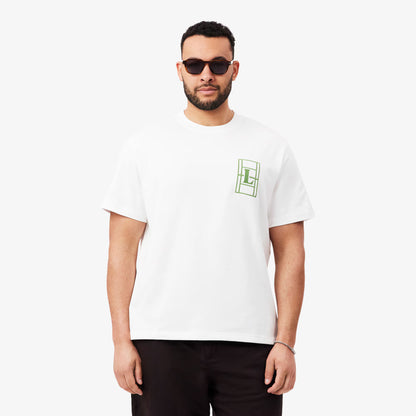 Besticktes Heavy-Jersey-T-Shirt