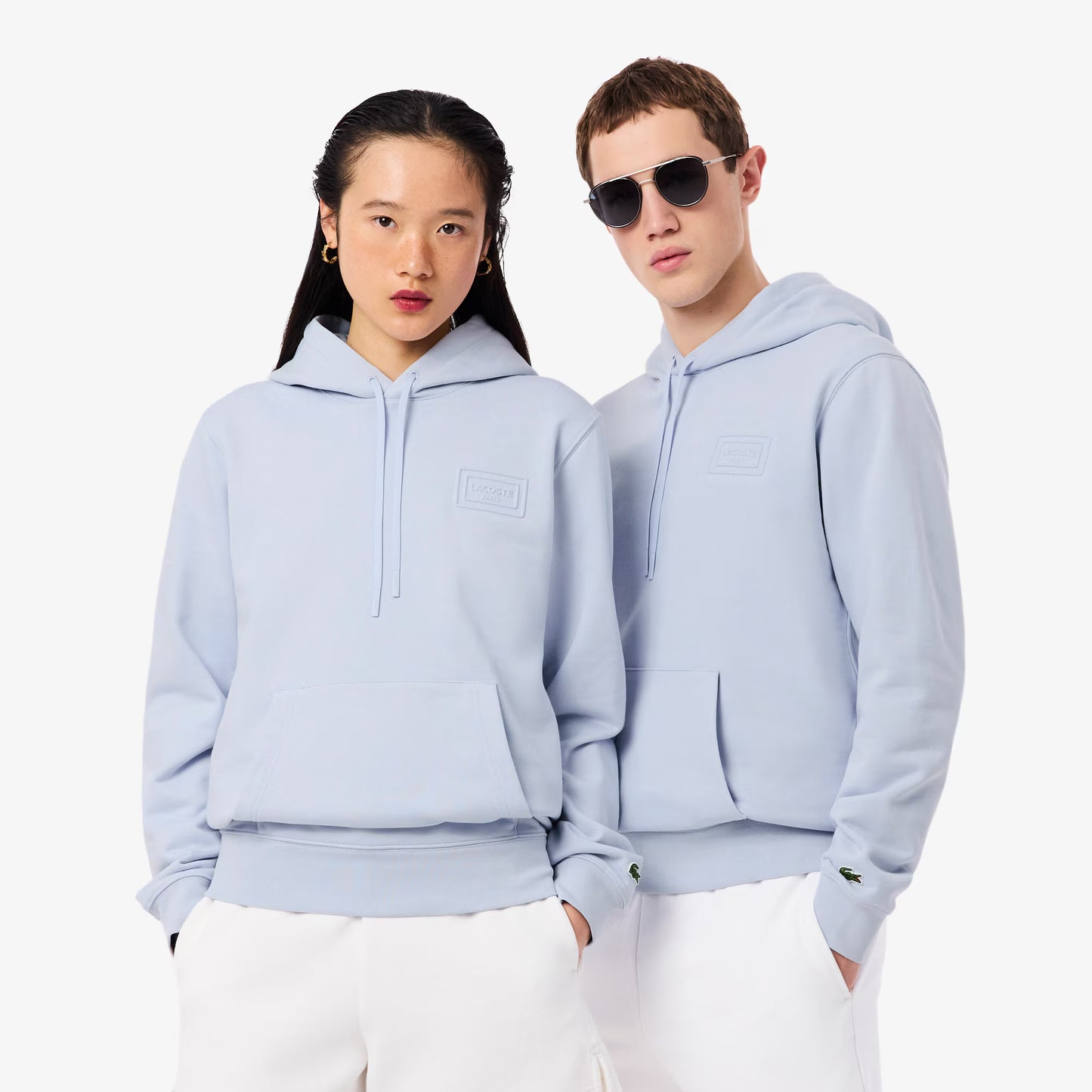 Kapuzenpullover mit geprägtem Logo